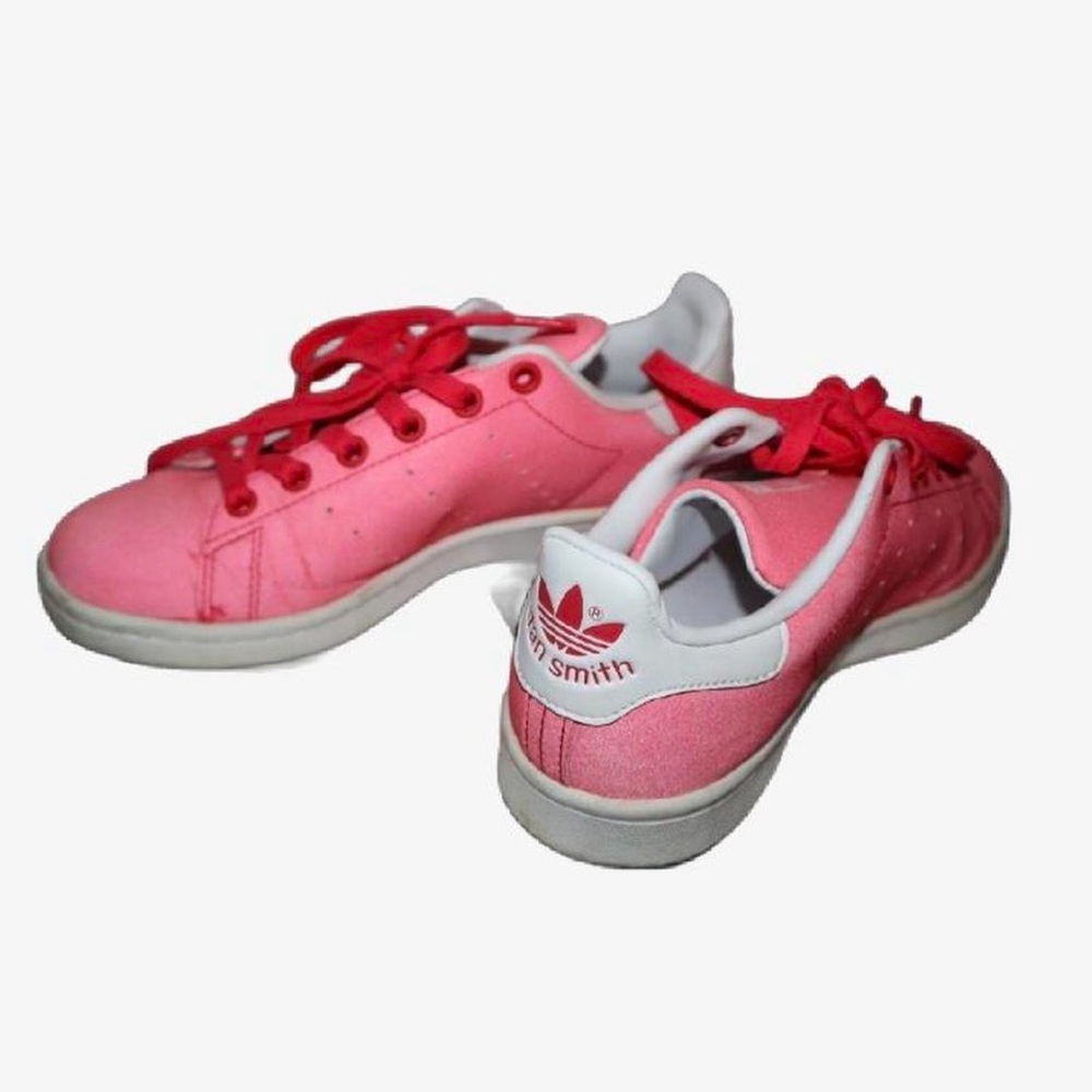 Pink Reflective Stan Smith Tennis Shoes